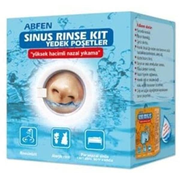 Abfen Sinüs Rinse Kit Yetişkin 25 x 240 ml - 1
