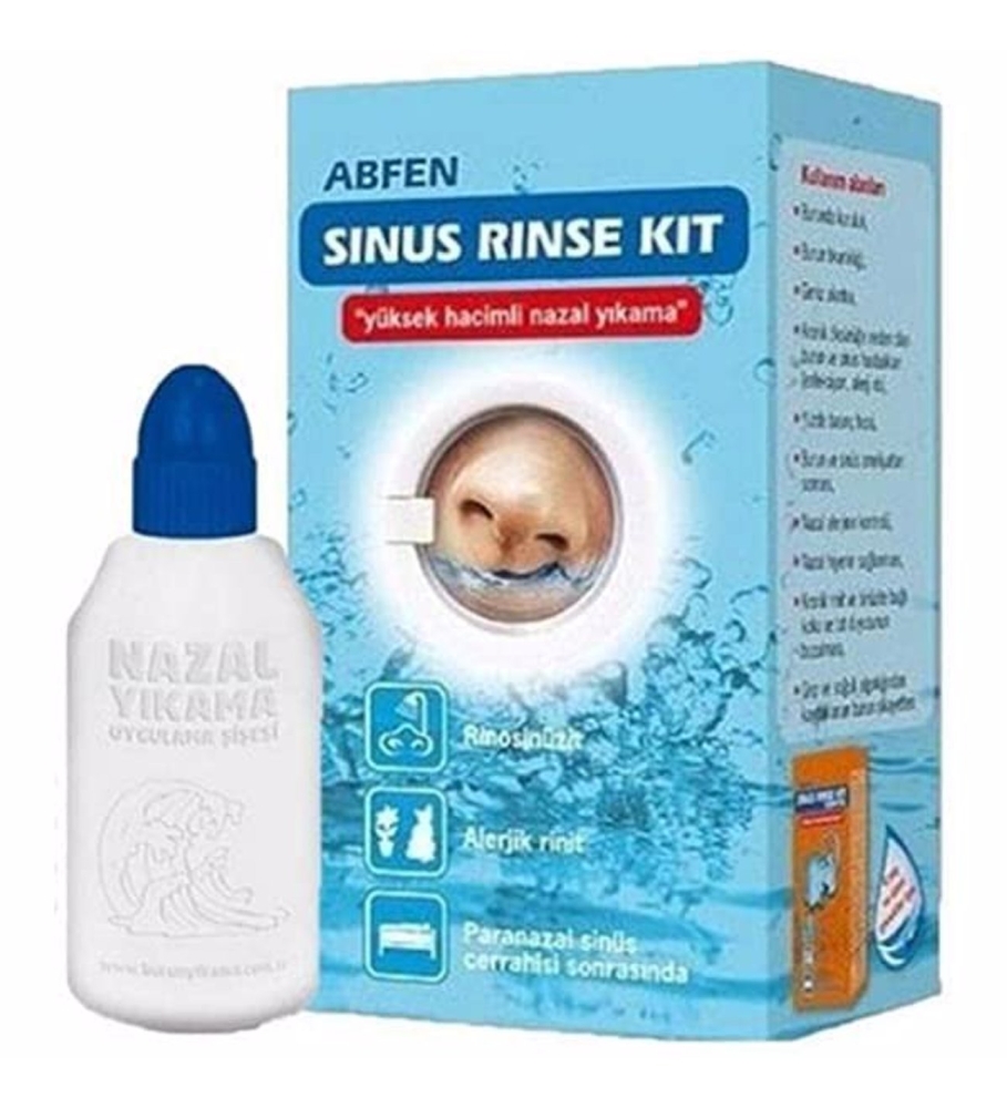 Abfen Sinüs Rinse Kit Yetişkin 50 Yedek Poşet - 1