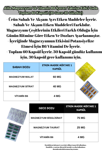 Alila Magnezyum 60 Kapsül - 3