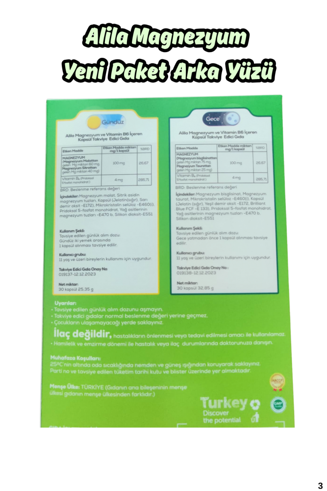 Alila Magnezyum 60 Kapsül - 4