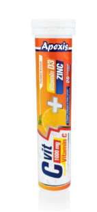 Apexis C Vit 1000 mg D3 Zinc 20 Efervesan Tablet - 1