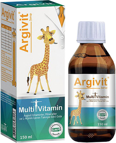 Argivit Vitamin Mineral L-Arjinin Şurup 150 ml - 1