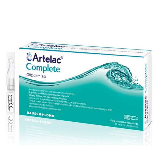 Artelac Complete Göz Damlası 30 Flakon 0,5 ml - 1