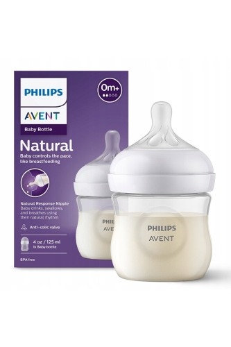Avent SCY900/01 Natural Response Doğal Tepkili PP Biberon 0-3 Ay 125 ml - 2