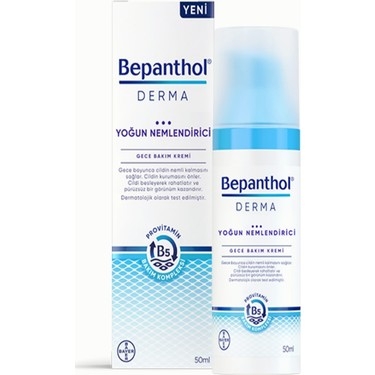 Bepanthol Derma Yoğun Nemlendirici Gece Bakım Kremi 50 ml - 1