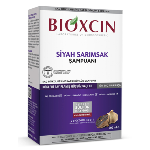 Bioxcin Siyah Sarımsak Şampuanı 300 ml - Bioxcin