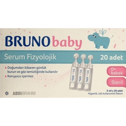 Bruno Baby Serum Fizyolojik 5 ml x 20 Flakon - 1