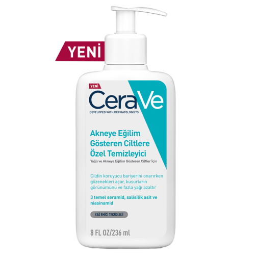 Cerave Akneye Eğilimli Ciltler İçin Özel Temizleyici 236 ml - Cerave