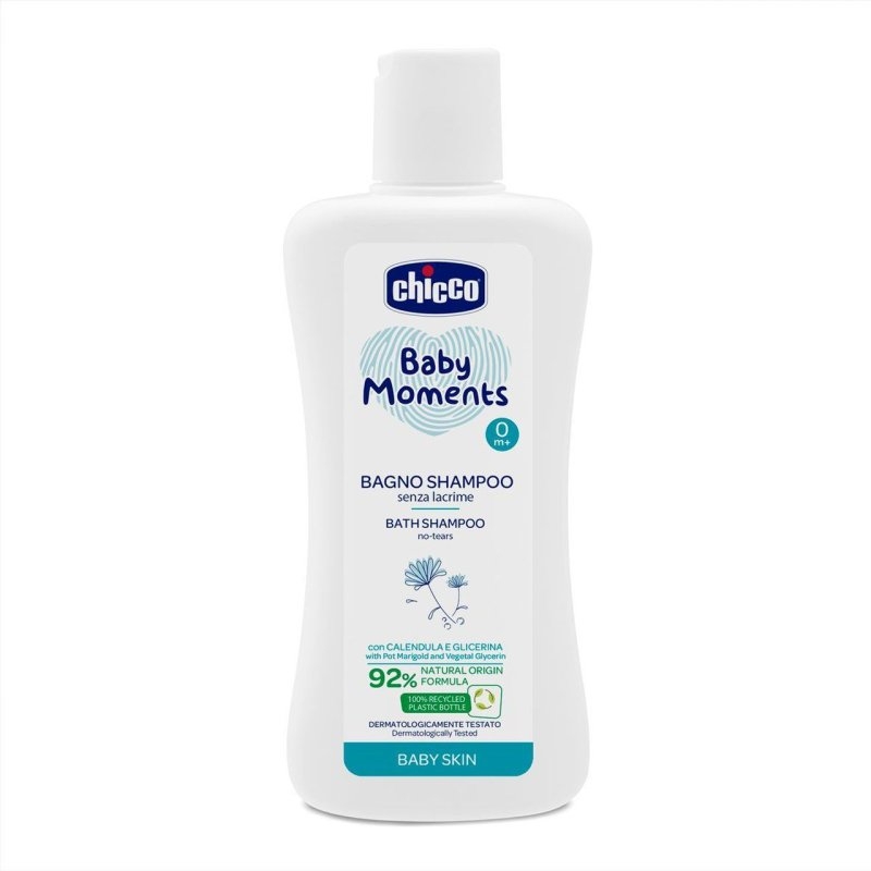 Chicco Baby Moments Doğal Saç ve Vücut Şampuanı - 1