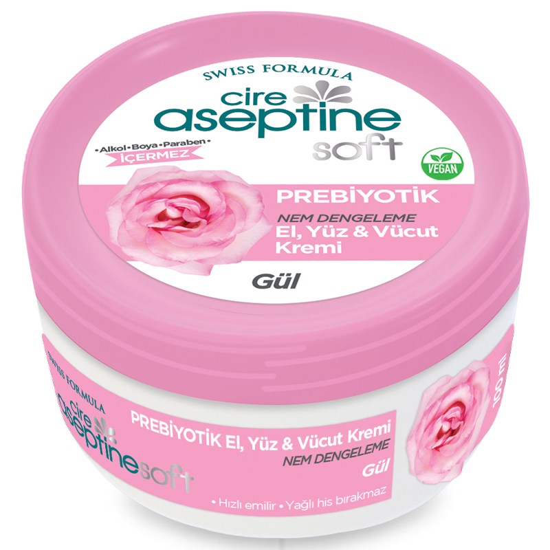 Cire Aseptine Gül Özlü Prebiyotik Krem 100 ml - 1