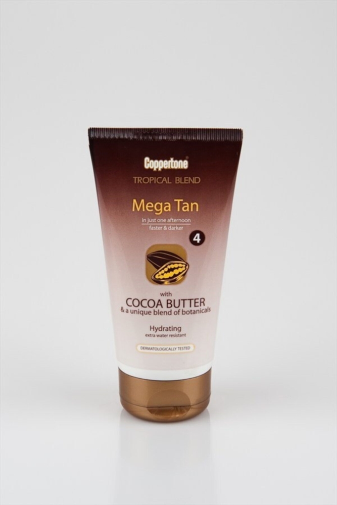 Coppertone Mega Tan Cocoa Butter Hızlı Bronzlaşma SPF4 150 ml - 1