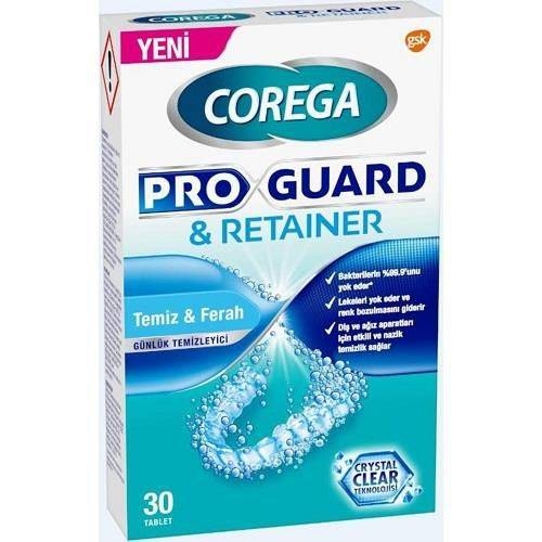 Corega Proguard & Retainer Temizleyici 30 Tablet - 1