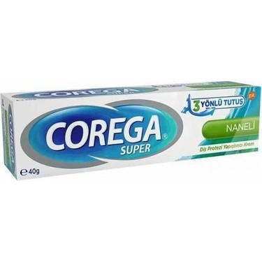 Corega Süper Protez Yapıştırıcı Naneli Krem 40 gr - 2