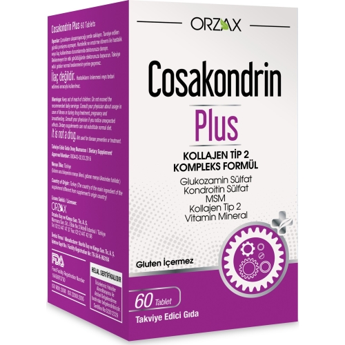 Cosakondrin Plus 60 Tablet - Orzax