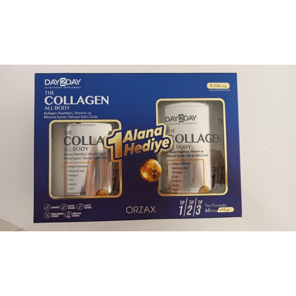 Day2day The Collagen All Body Toz 300 gr - 1 Alana 1 Bedava - 1