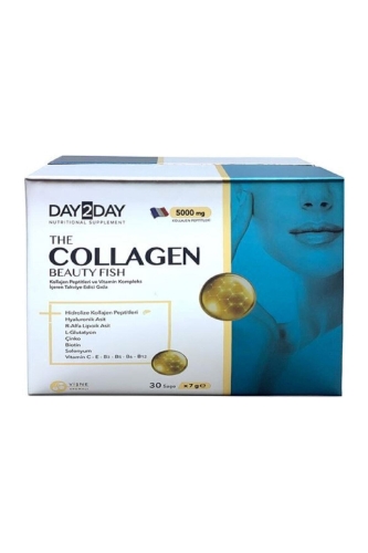 DAY2DAY The Collagen Beauty Fish Kollajen 30 Saşe X 7 Gr - DAY2DAY