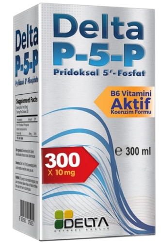 Delta P5P Piridoksal 5 Fosfat 300 ml - Delta Naturel