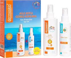 Dermoskin Sun Protection SPF50 Aile Boyu - After Sun Hediyeli - Dermoskin