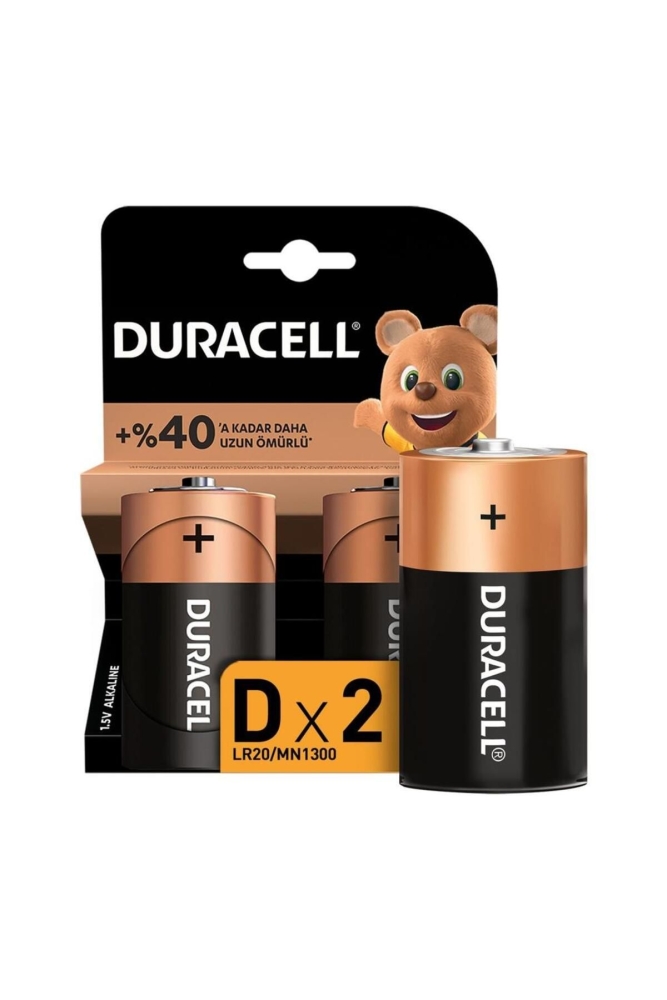 Duracell D Büyük Pil 2'li - 1