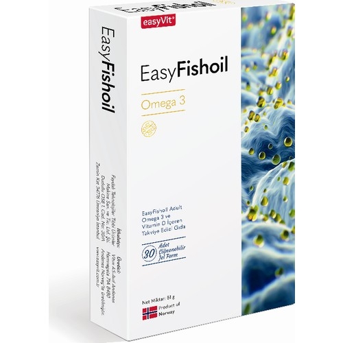 Easy Fish Oil Yetişkin 30 Çiğnenebilir Jel Form - 1