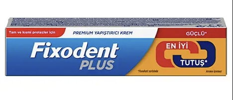 Fixodent Krem Yapıştırıcı Plus Tatsız 40 gr - Fixodent