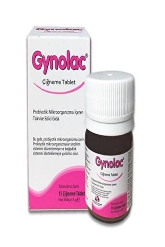 Gynolac Probiyotik 15 Ciğneme Tablet - 1