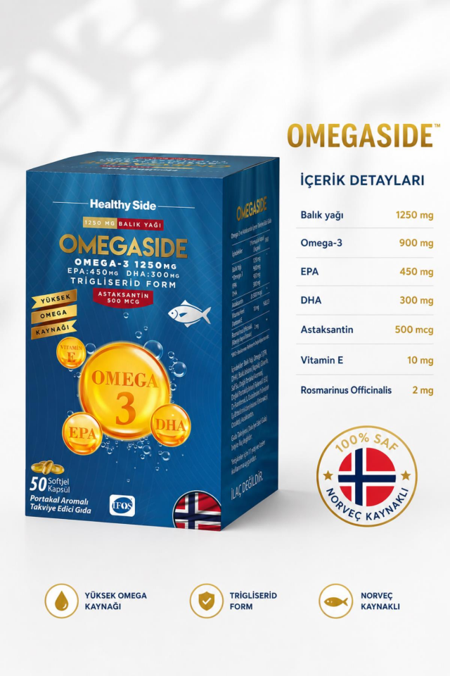 OmegaSide Omega-3 50 Softjel
