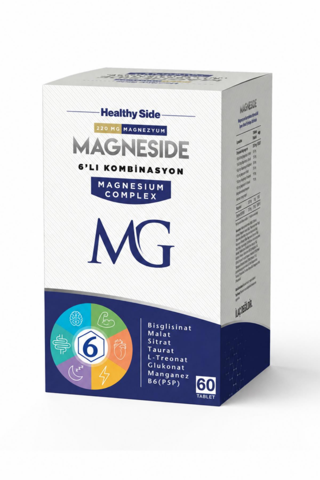 MagneSide Magnezyum Kompleks 60 Tablet