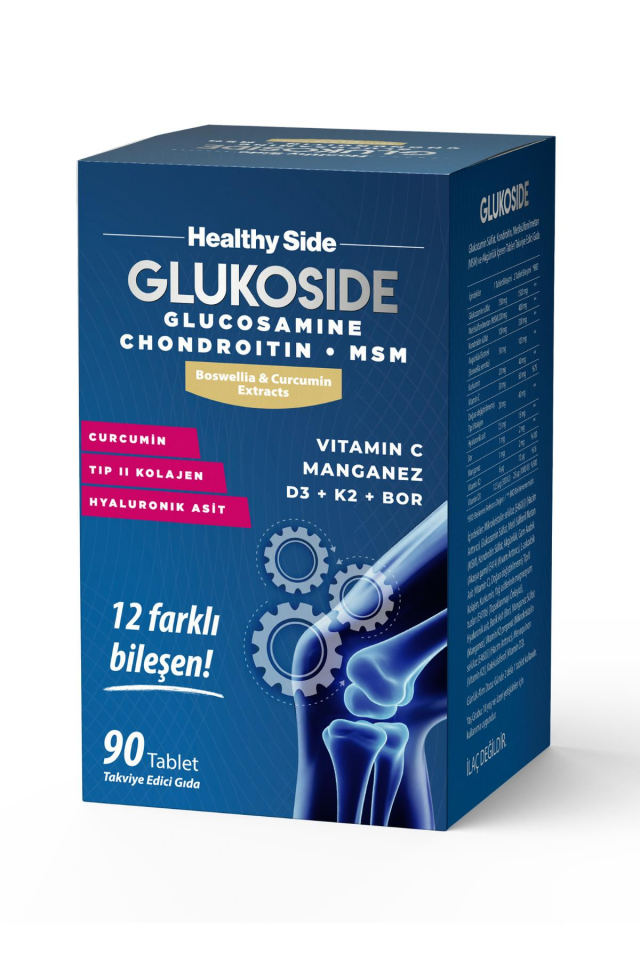 GlukoSide Glukozamin Kondroitin Kompleks 90 Tablet