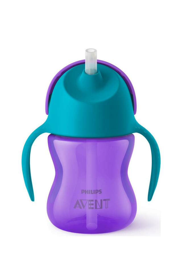Avent SCF796/02 Desenli Pipetli Bardak 200 ml - Kız