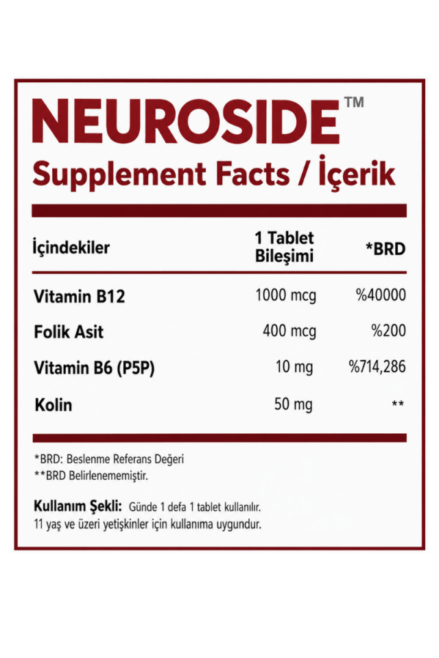 NeuroSide Vitamin B12 60 ODT