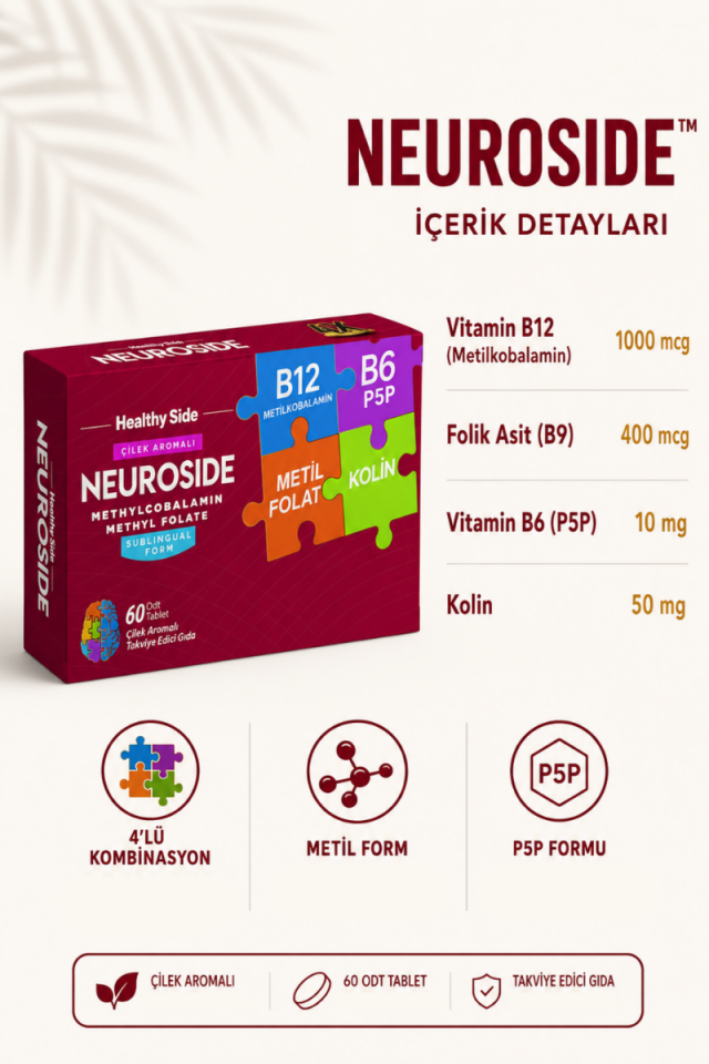 NeuroSide Vitamin B12 60 ODT