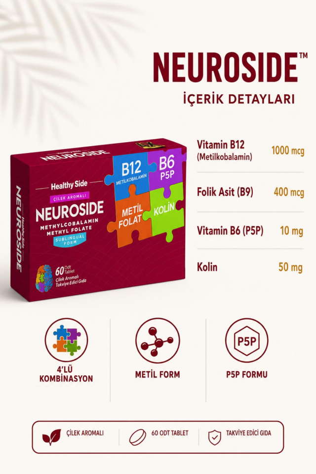 NeuroSide Vitamin B12 60 ODT
