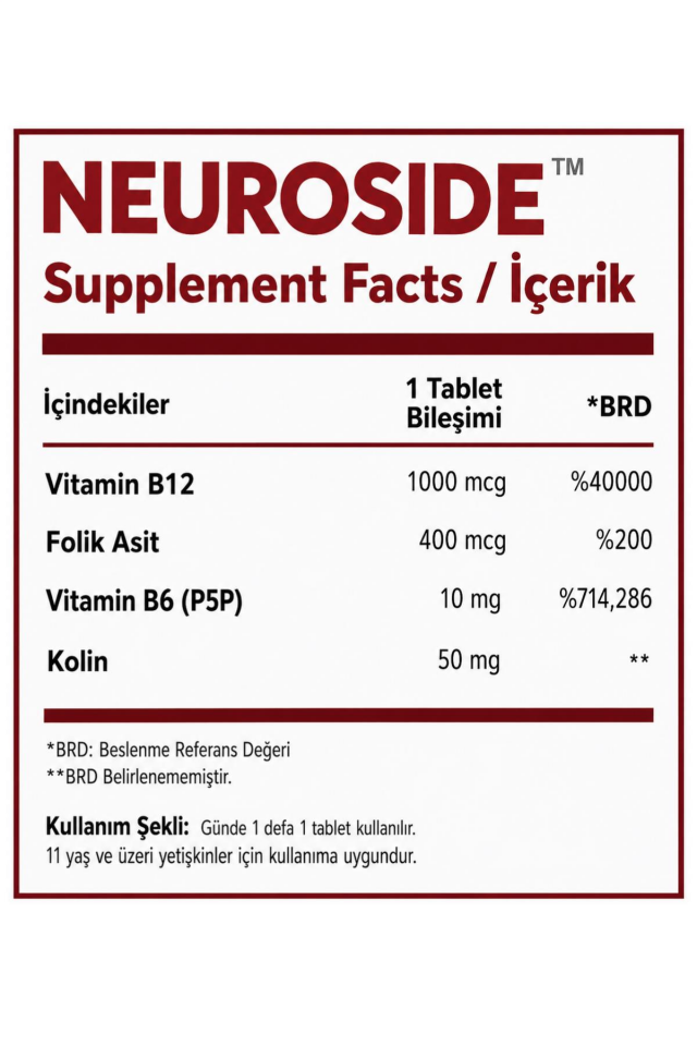NeuroSide Vitamin B12 60 ODT