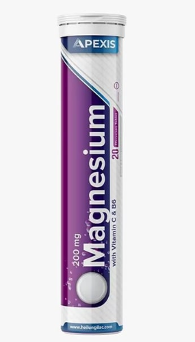 Apexis Magnesium 200 mg 20 Efervesan Tablet