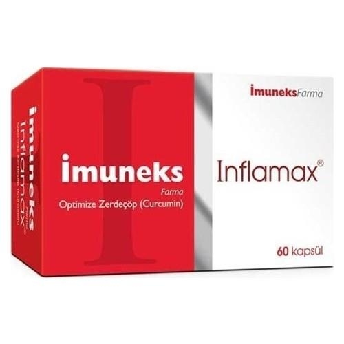 İmuneks İnflamax Optimize Zerdeçöp (Curcumin) 60 Kapsül - 1