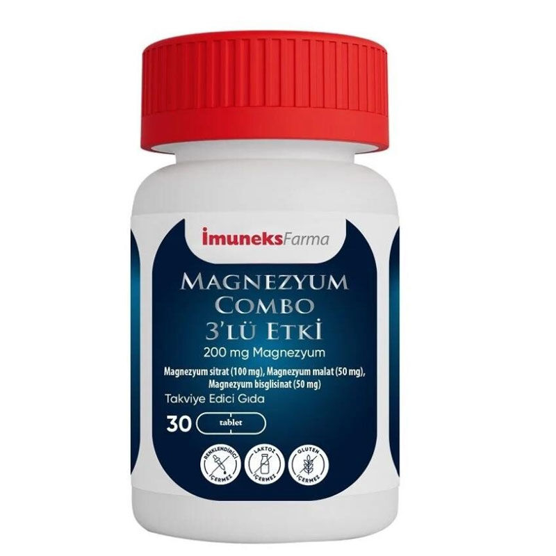İmuneks Magnezyum Combo 3'lü Etki 30 Tablet - 1