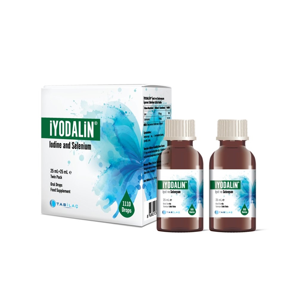 Iyodalin İyot ve Selenyum Damla 25 + 25 ml - 1