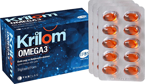 Krilom Omega-3 50 Yumuşak Kapsül - 1
