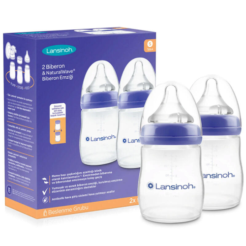 Lansinoh Natural Wave Biberon Seti 160 ml - 2 Adet - LANSINOH