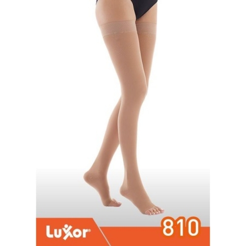 Luxvaris 810 CCL2 Dizüstü Burnu Açık Ten Rengi Varis Çorabı No: 5 - LUXOR