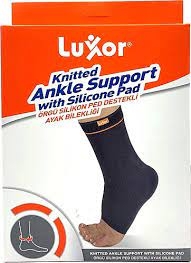Luxor 105 Örgü Silikon Ped Destekli Ayak Bilekliği - xxLarge - LUXOR