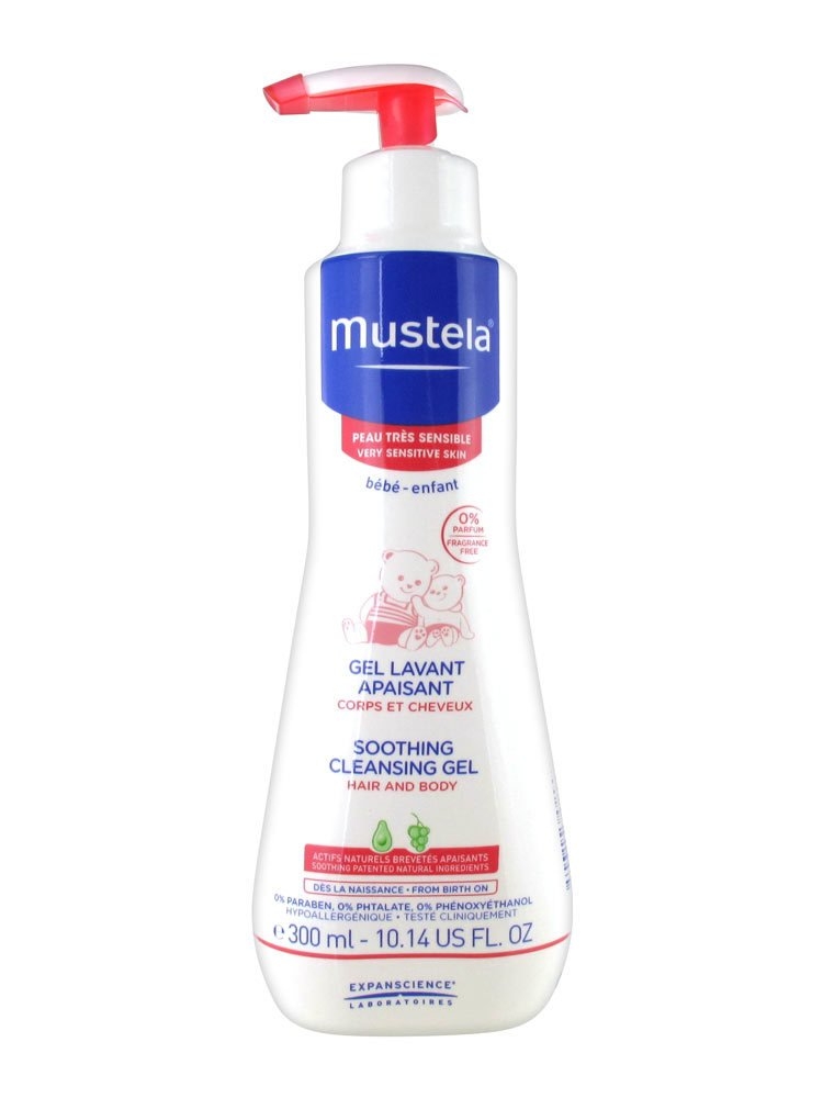 Mustela Soothing Cleansing Gel Hair and Body 300 ml - Hassas Ciltler için - 1
