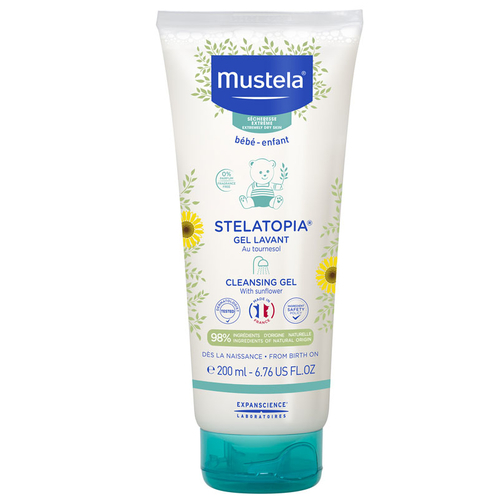 Mustela Stelatopia CleansAing Gel 200 ml - Çok Kuru Ciltlere Özel Temizlik Şampuanı - 2