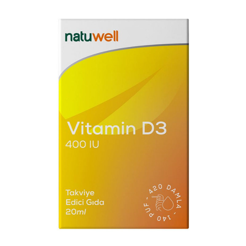 Natuwell Vitamin D3 400IU Sprey 20 ml - 1