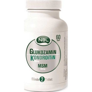 NBL Glukozamin Kondroitin MSM 60 Tablet - NBL