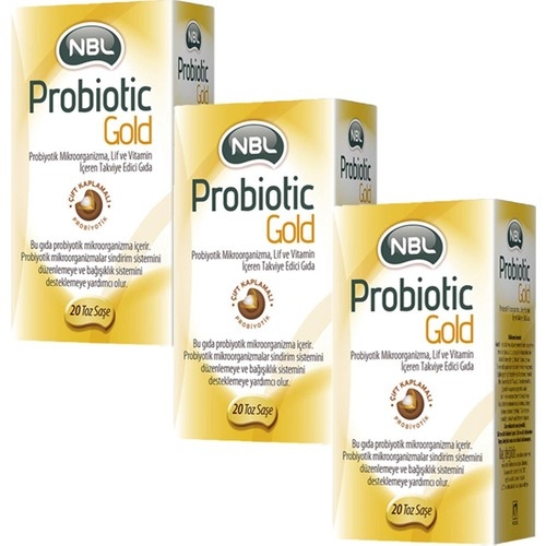 Nbl Probiotic Gold 20 Saşe x 3 Adet - Nbl