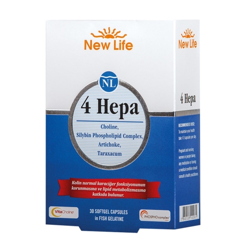 New Life 4 Hepa 30 Softgel Kapsül - New Life