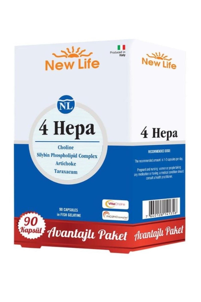 New Life 4 Hepa 90 Softgel Kapsül - 1