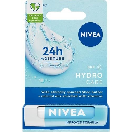 Nivea Bakım Yapan Dudak Bakım Kremi Hydro Care SPF15 4,8 gr - 1